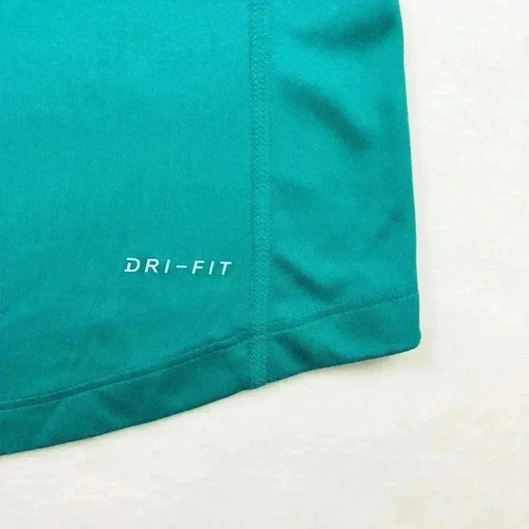 Nike Running Dr-Fit Teal Scoop Razor Back Athletic Lightweight Tank Top Size L - Picture 9 of 15